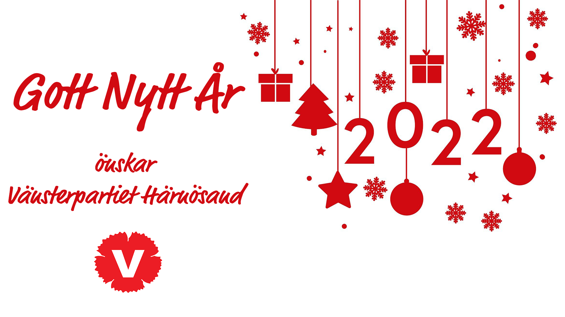 En julhälsning från Vänsterpartiet Härnösand