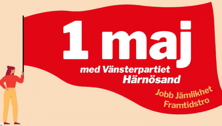 En bild på 1 maj firande